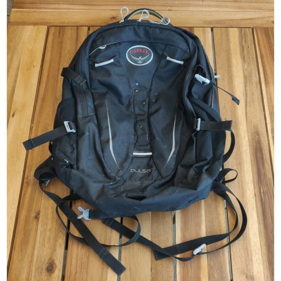 OSPREY Bags Osprey Backpack Pulsar Black Backpacking Adjustable